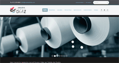 Desktop Screenshot of grupotextildiaz.com
